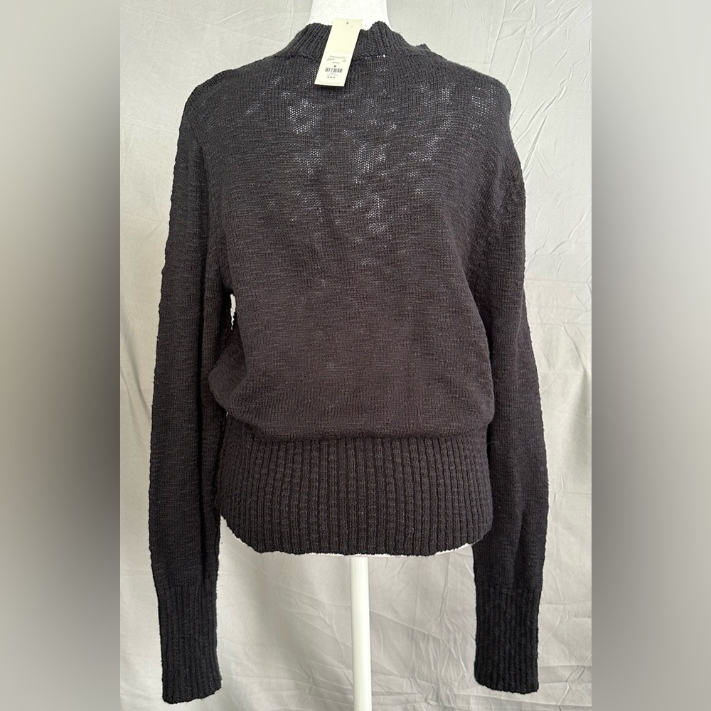 Francesca's Collections Alya Black Knit Sweater - Picture 4 of 4